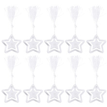 30 Pcs Stainless Steel Star Shaped Page Marker With Tassel