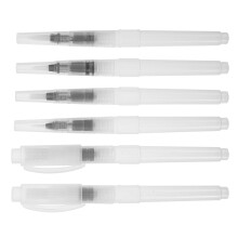 24Pièces Pinceaux Rechargeables Transparents Pour Aquarelle Débutants