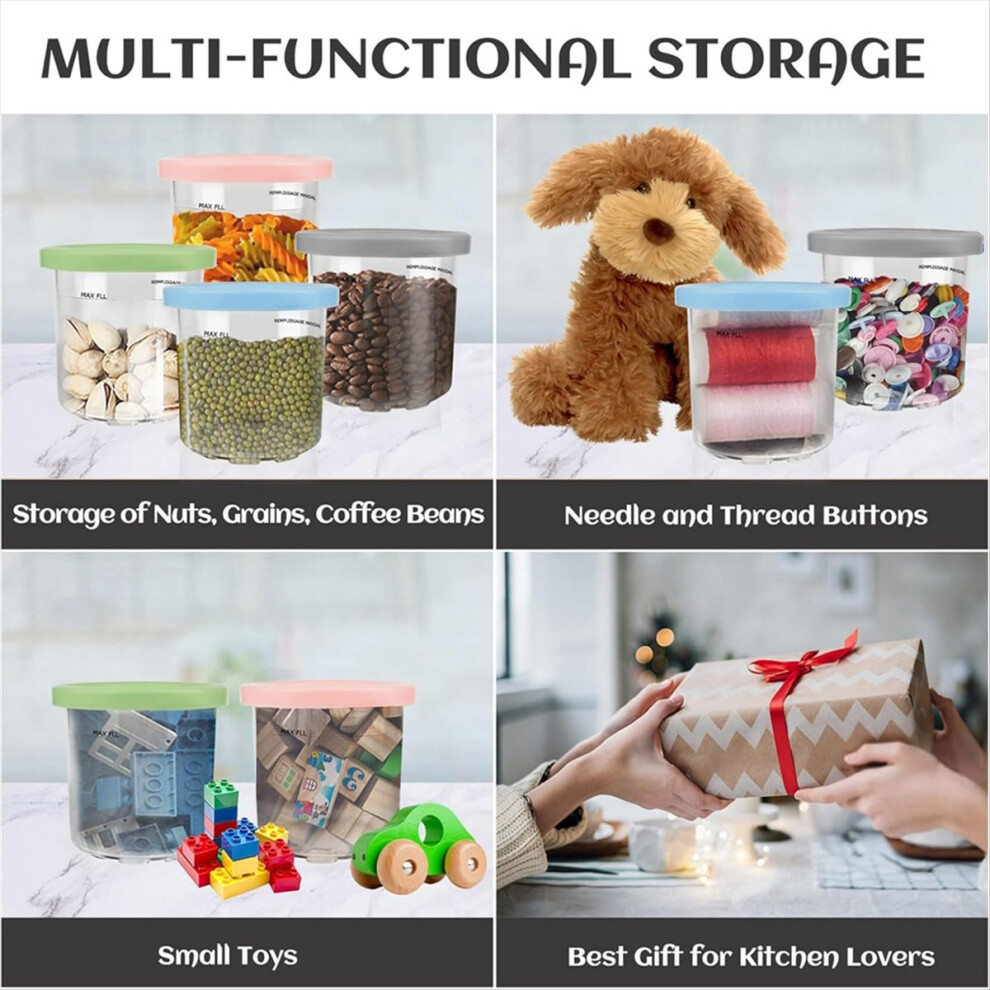 Replacement Paddle Blade+Pints and Lids for Creami-image-OPC-PHRQDJ5-NEW