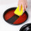 Rund pizzaform, tallerken, pizzapande, bageform, 15 cm, sort 6