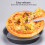 Rund pizzaform, tallerken, pizzapande, bageform, 15 cm, sort 7