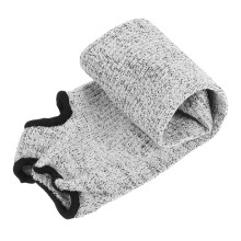 2Pcs Grey Hppe Cut Resistant Arm Sleeves Level 5 Protection for Home