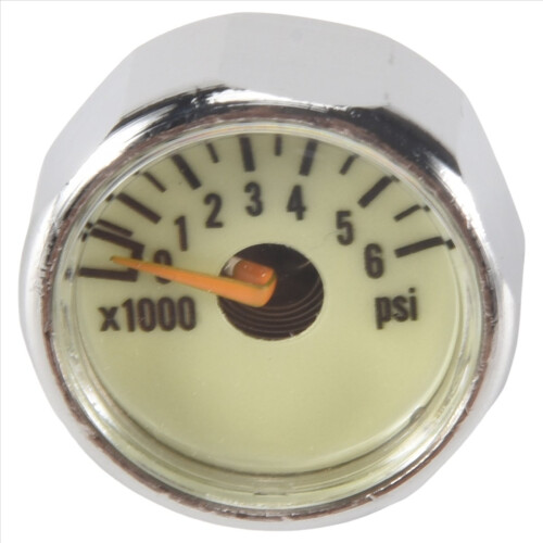 Duikflesdrukmeter 7/16Inch-20UNF-schroefdraad 2
