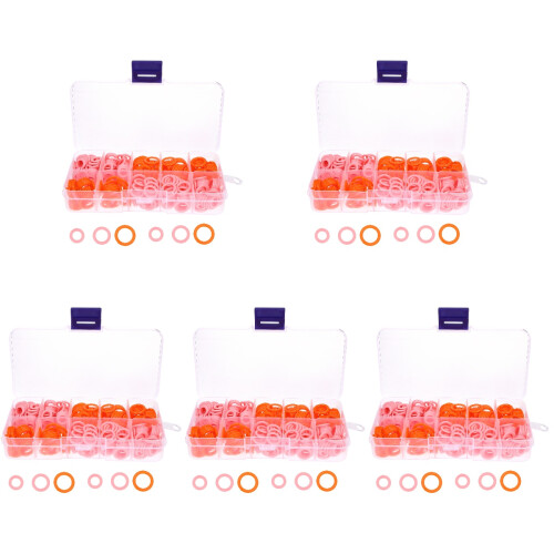 2250 Pcs Knitting Crochet Locking Rings Stitch Markers 1