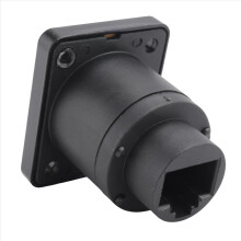 RJ45 Waterproof Network Connector 8P8C Female Panel Sockets(Style 2)
