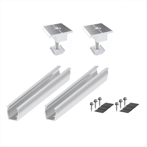 Solar Panel Mount Bracket Rails Clamp Fastening Module Mount, 30mm
