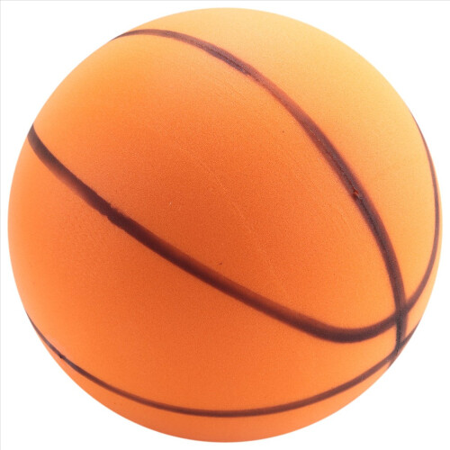 Stille basketbal dribbelen binnen, binnentraining schuimbal 2