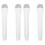 4Pcs Creative White Prop Microphone for Simulation and Stage Use 4