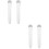 4Pcs Creative White Prop Microphone for Simulation and Stage Use 8