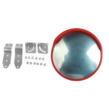 45cm Wide Angle Driveway Safety Convex Mirror with Mounting Hardware