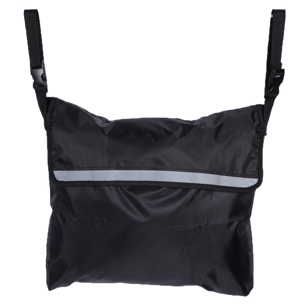 Portable Wheelchair Armrest Storage Bag with Reflective Strip