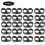 (16mm) 100Pcs 16mm Drip Irrigation Tube End Plug Fitting 1