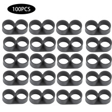 (20mm) 100Pcs 16mm Drip Irrigation Tube End Plug Fitting