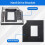 Universal 2. harddisk SSD-harddisk 9,5 mm til harddiskbeslag 5