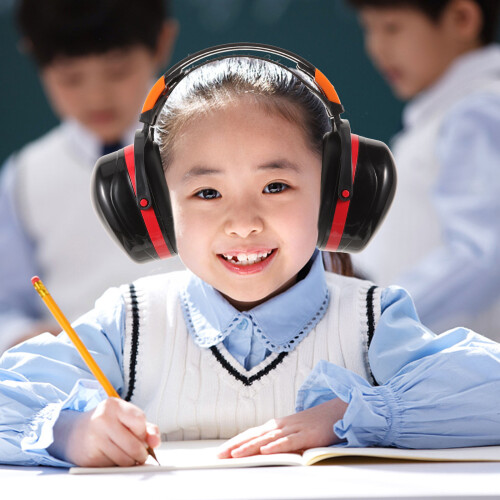 2Pcs Ear Protection Earmuff Noise Reduction Earplug For Drum Practice 2