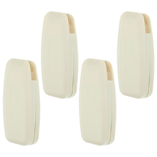 8Pcs Pom Blind Pull Cord Knobs Beige for Curtain Window Use 2