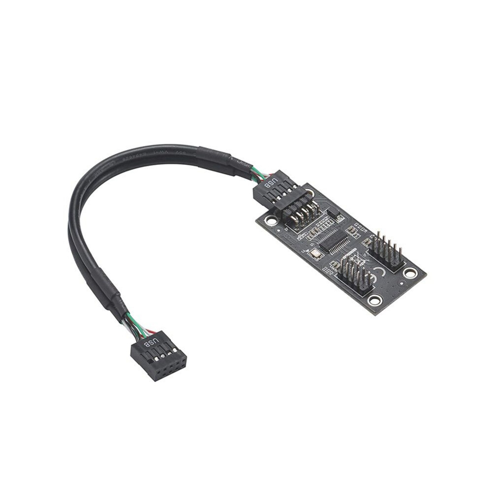 Usb Hub Usb Splitter Usb2.0 9Pin To Dual 9Pin Hub Adapter 4853290813449