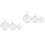 6 Pcs Training Targets Precision Hanging Shooting Supplies 6