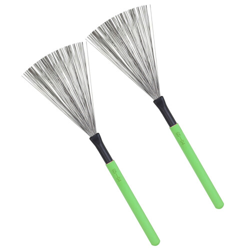 3 Pairs Drum Wire Brushes With Wooden Handle For Percussion 2