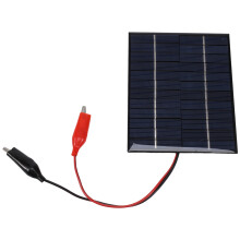 Vattentät solpanel 5W 12V utomhus gör-det-själv solpaneler 136X110MM