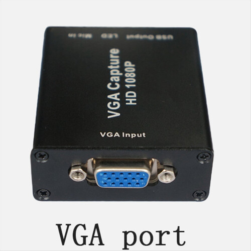 VGA til USB-adapterkonverter med lyd- og videooptagelseskort 2