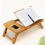 Bamboo Folding Bed Computer Table Adjustable Height 5