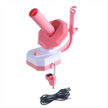 Garnvinda, elektrisk garnbollsvinda, automatisk, lätt att använda, rosa