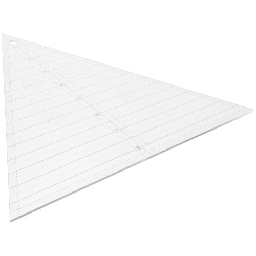 4Pcs Patchwork Ruler Quilting Cutting Template Triangle Sewing Supply 2