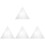 4Pcs Patchwork Ruler Quilting Cutting Template Triangle Sewing Supply 4