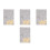 4Pcs Marble Grey Soft Planner PU Office Notepads 2025 6