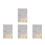 4Pcs Marble Grey Soft Planner PU Office Notepads 2025 7