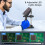 IPS Digital Coin Microscope 5MP 1200X Ultra-Precise Focusing Camera 5