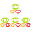 12 Pcs Baby Bottle Soft Handle Silicone Feeding Bottle Accessories 4