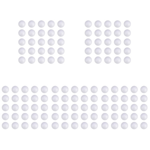 250 Pcs Solid Polystyrene Craft Balls 5cm For Wedding Decoration 2