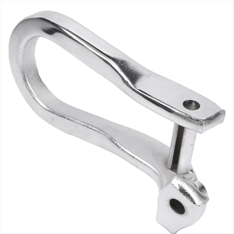 For 2015-2019 Front Bumper Towing Hooks Silver 4851529618773