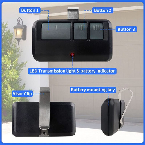 Garage Door Opener Remote for / - 2 Pcs 1