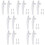 14 Pcs Aluminum Alloy Window Handles Pulls Modern Set 9