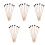 30 Pcs Wooden Rubber Mallets For Percussion Instruments 3