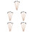 30 Pcs Wooden Rubber Mallets For Percussion Instruments 6