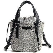 Women Handles Bags Purses Crossbody Shoulder Handbag Straw Bucket Bag