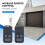 2PCS Garage Door Opener Remote Control Replacement for 890Max 5
