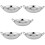 5Pcs Stainless Steel Wok Pan With Double Handle For Home Kitchen 10