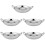 5Pcs Stainless Steel Wok Pan With Double Handle For Home Kitchen 8