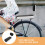 One Set Comfortable Bicycle Back Seat With Backrest And Cushion 7