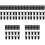 50Sets ABS Iron Bin Lid Latch Replacement for Garbage Can Locks 5