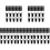 50Sets ABS Iron Bin Lid Latch Replacement for Garbage Can Locks 4