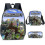 (3pcs,P)KINZON  Primary And Secondary School Schoolbags  Game Peripheral Backpack Three-piece Set 3