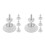 2 Sets Adjustable Baby Gate Hardware Kit For Balcony Railings M10 10