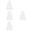 4Pcs Short Tulle Wedding Veil With Comb For Bride 9