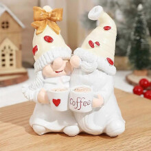 New Christmas coffee ornaments resin crafts ornaments Christmas decorations small gifts for couples